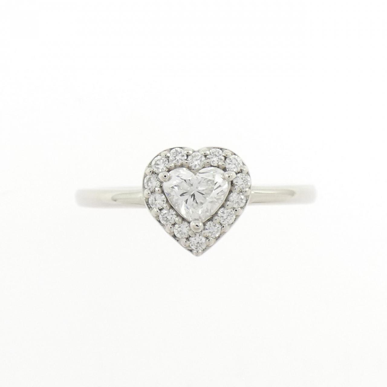 ジーエスティービー ハート ダイヤモンド リング 0.31CT