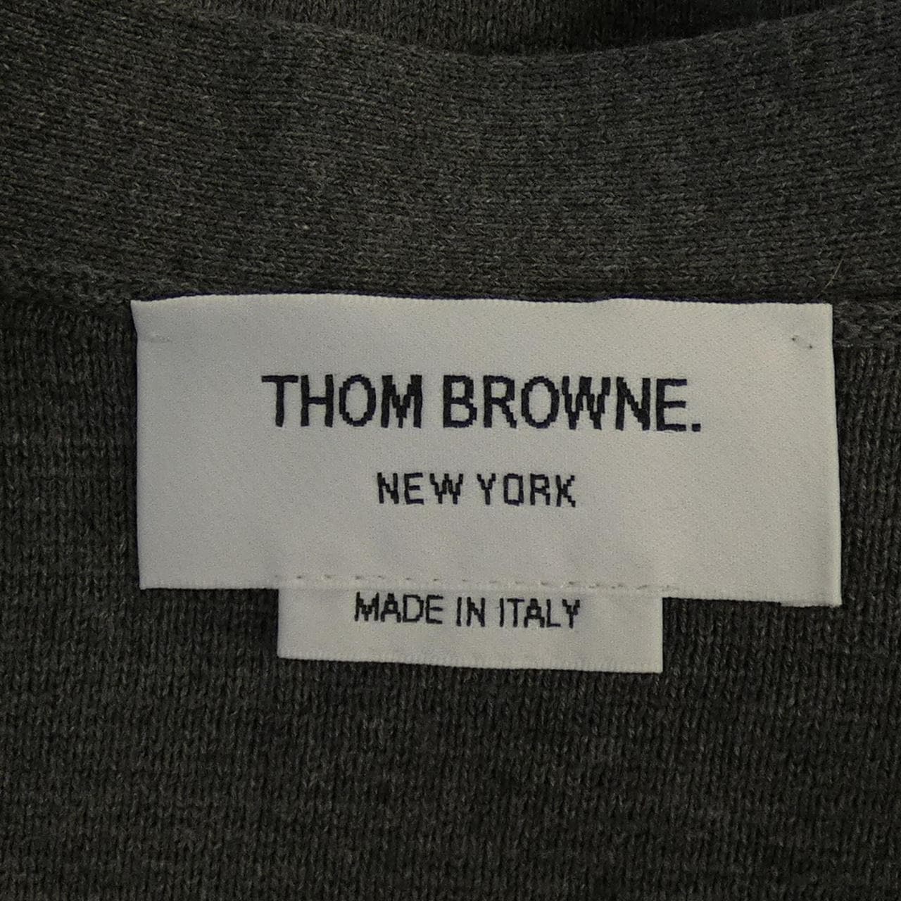 トムブラウン THOM BROWNE 4-BAR ミラノクラシックⅤネック FKC207A カーディガン