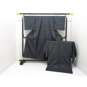 【未使用品】男物【大島紬】１００山　きもの・羽織　２点セット