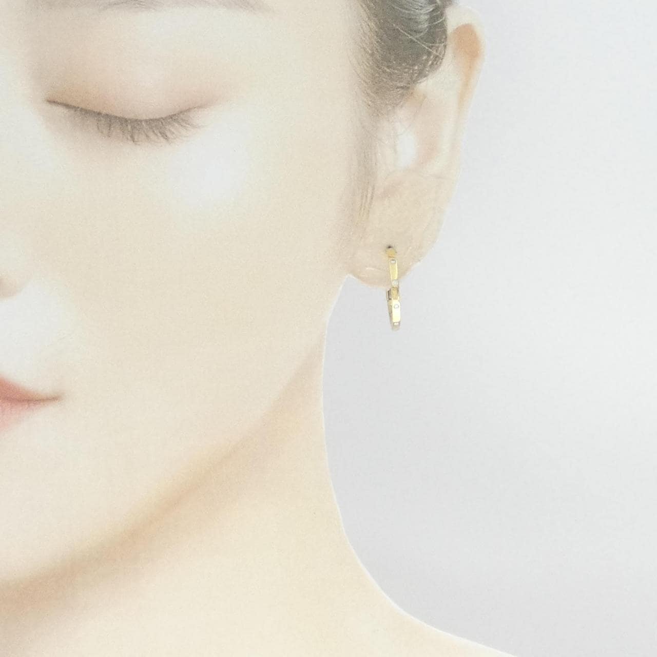 タサキ ダイヤモンド ピアス 0.10CT