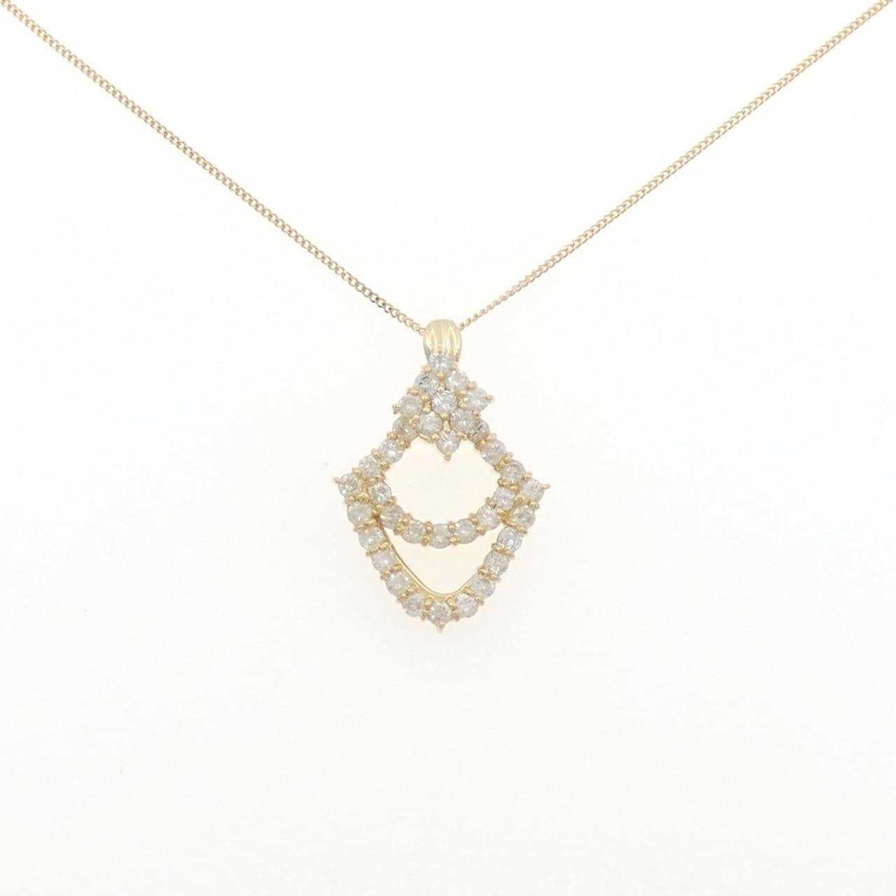 K18YG ダイヤモンド ネックレス 1.00CT