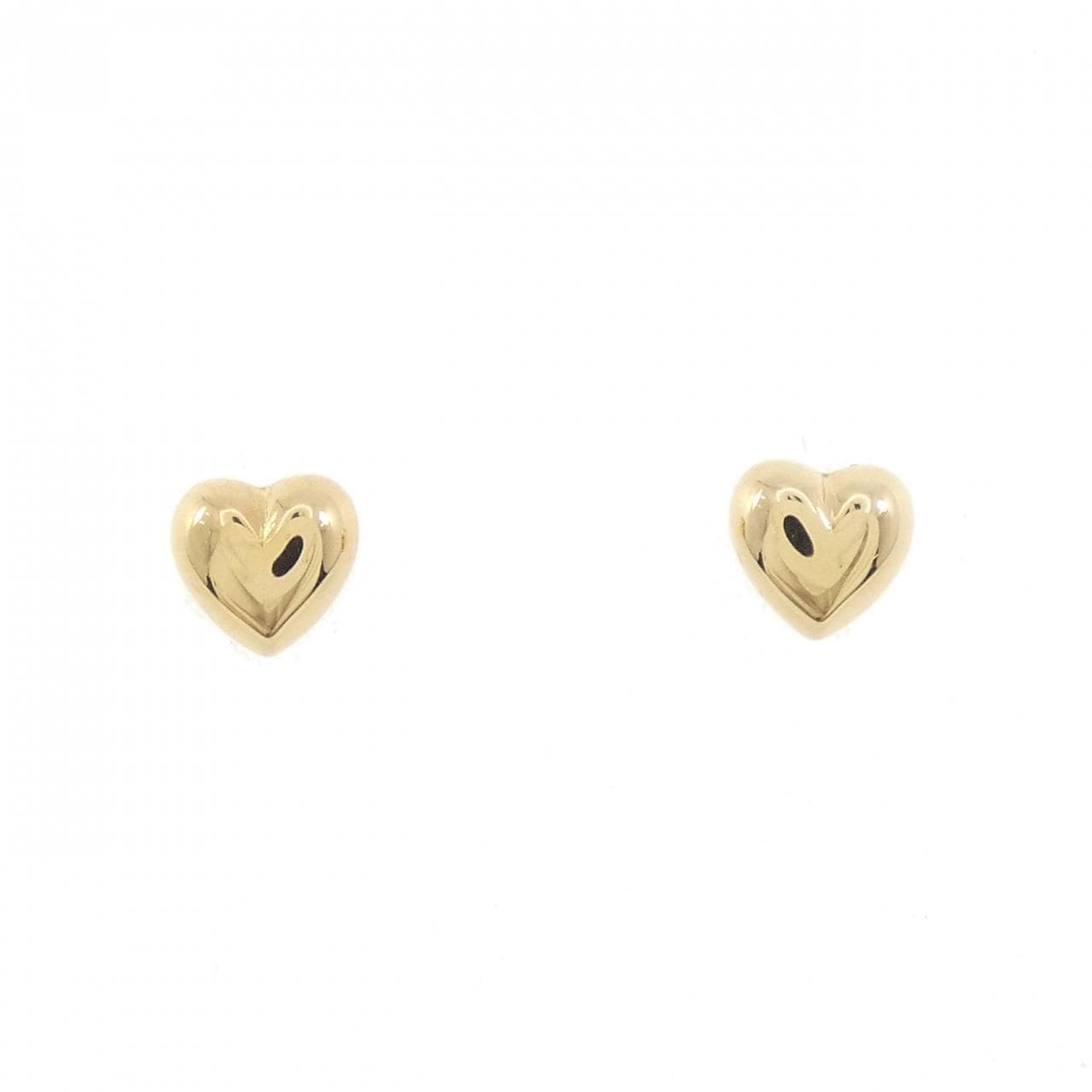 [新品] K18YG 心形耳环