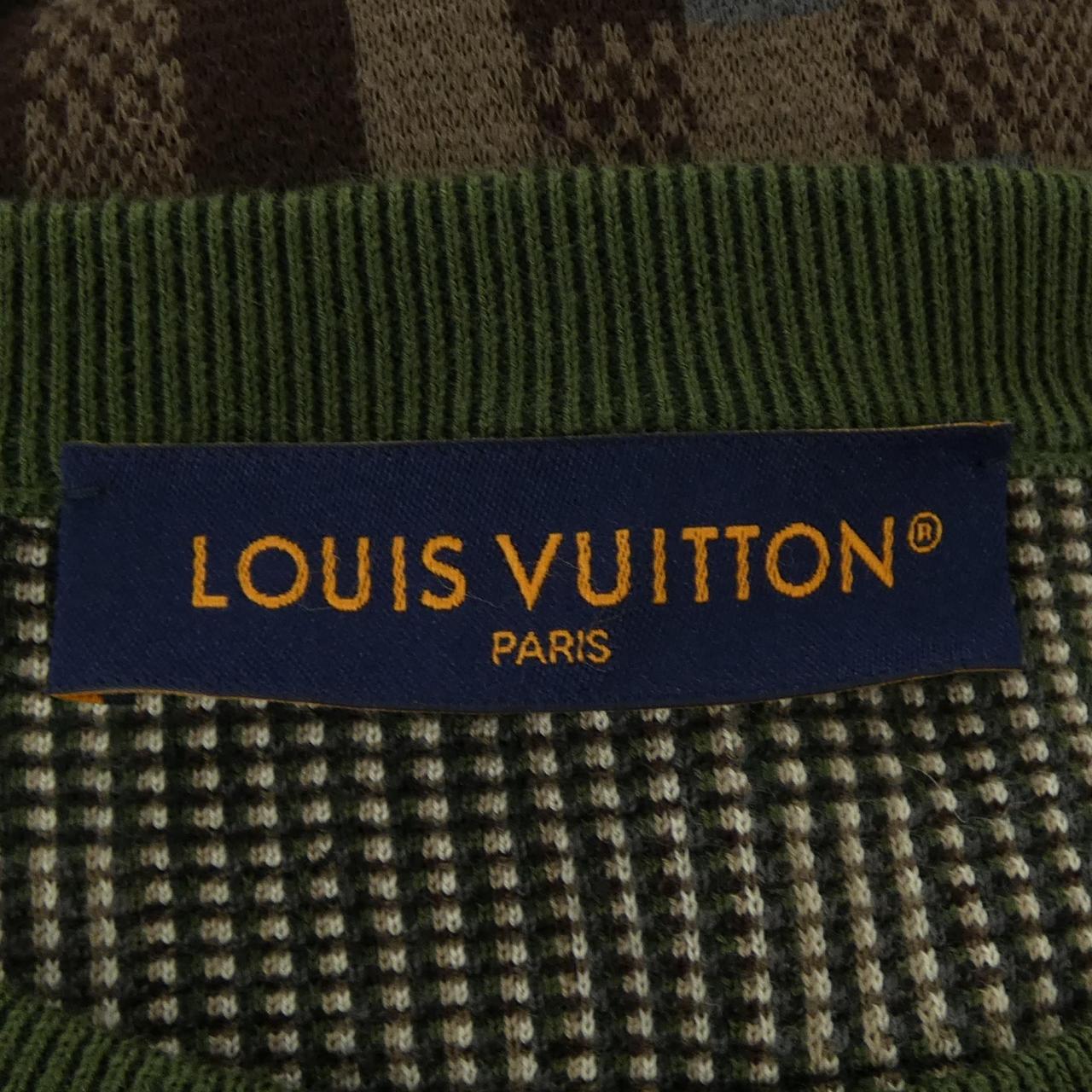 ルイヴィトン LOUIS VUITTON ダモフラージュコットンプルオーバー HQN72WAUR ニット