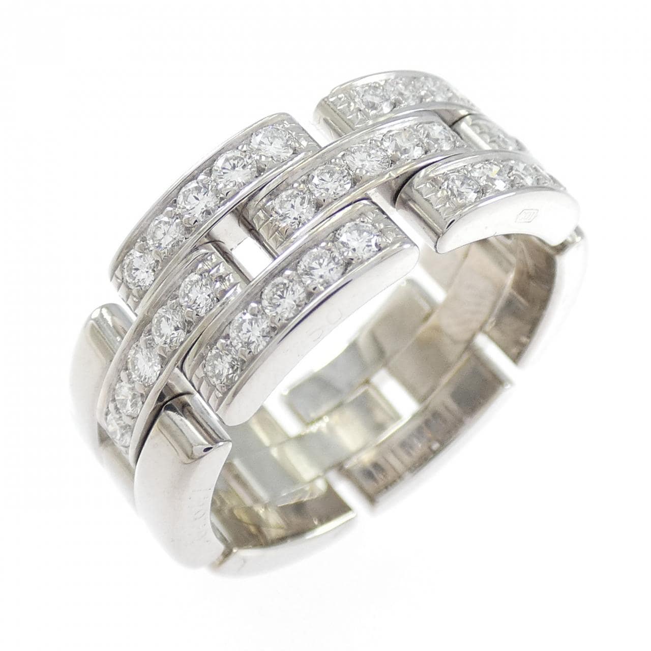 カルティエ マイヨンパンテール ハーフダイヤ リング