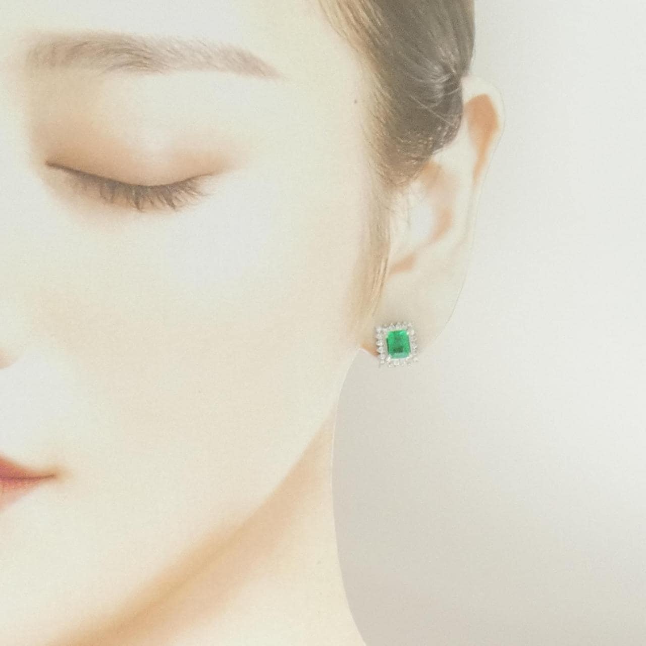 PT/PT900 エメラルド ピアス 1.62CT