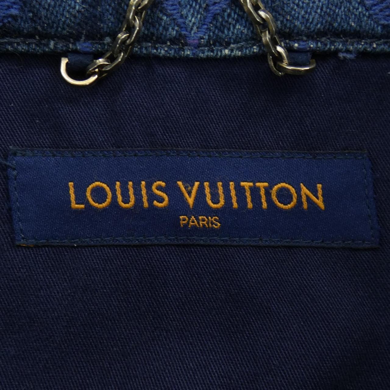 ルイヴィトン LOUIS VUITTON レインボーモノグラムショートスリブデニムシャツ HOS72XYM4 S／Sシャツ
