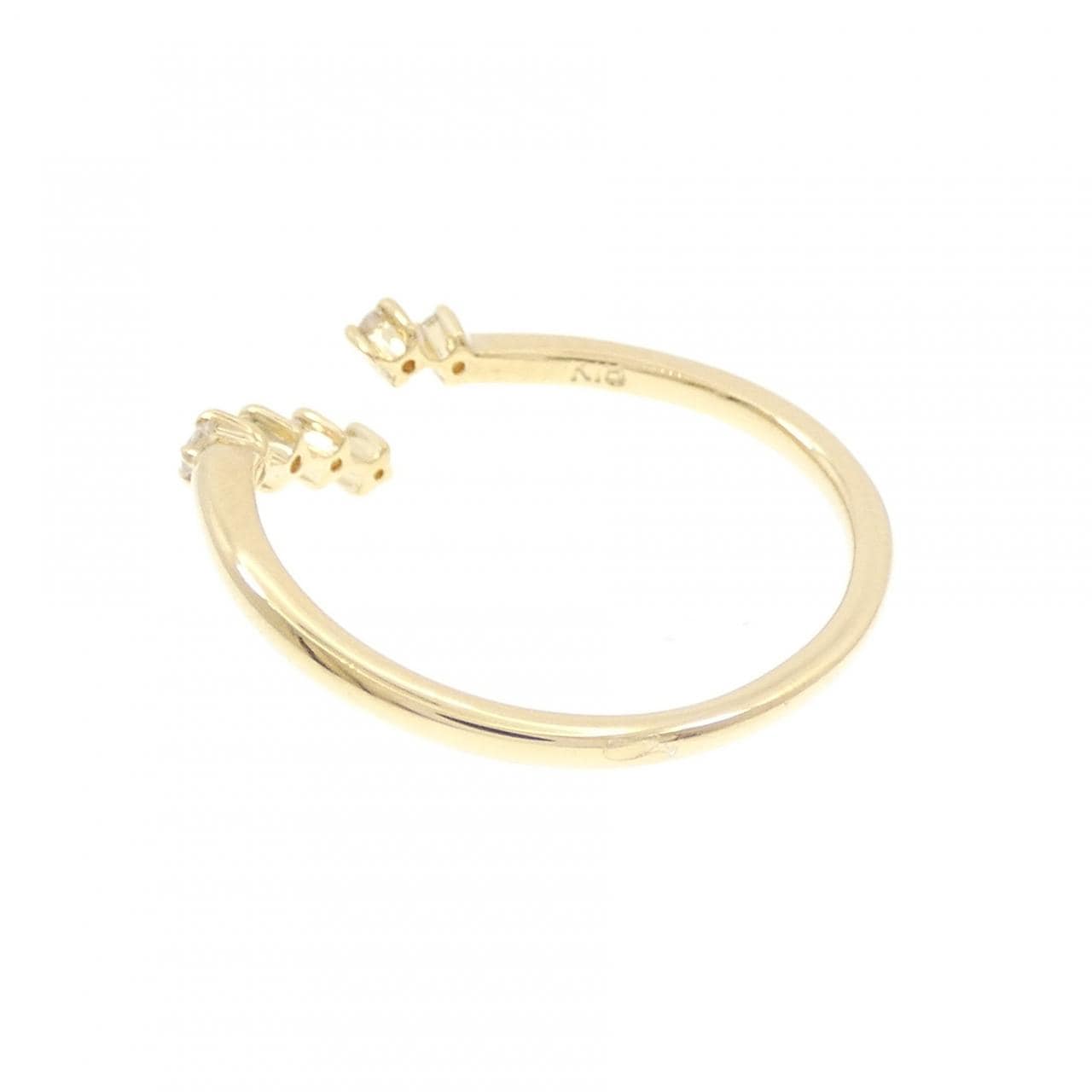 K18YG ダイヤモンド リング 0.06CT