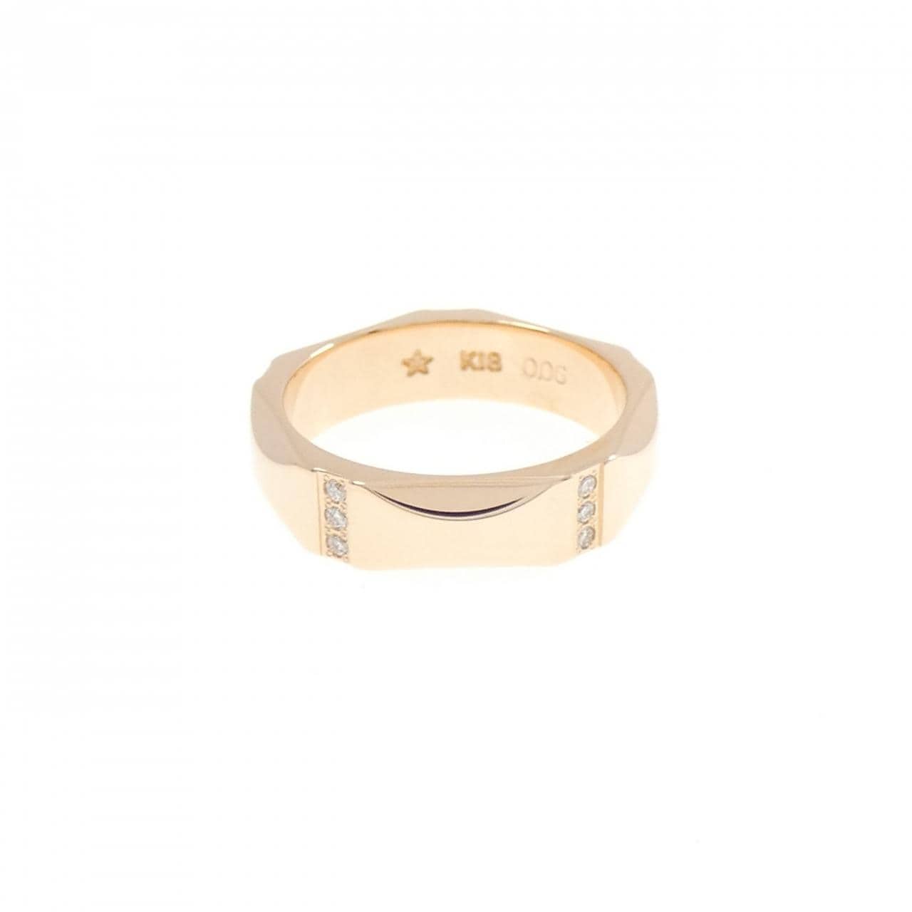 ギンザ タナカ ダイヤモンド ピンキー リング 0.06CT