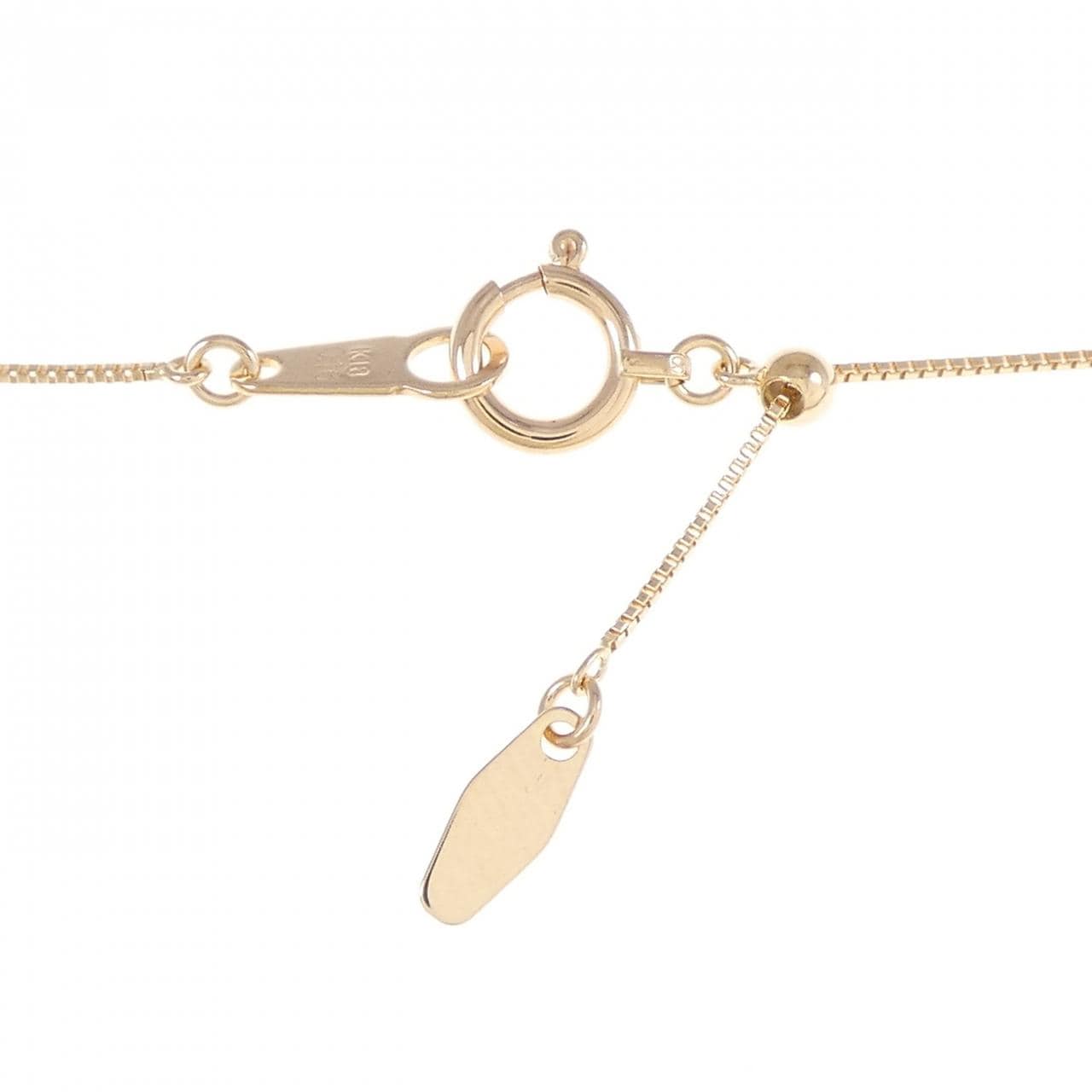 K18PG ダイヤモンド ネックレス 0.16CT