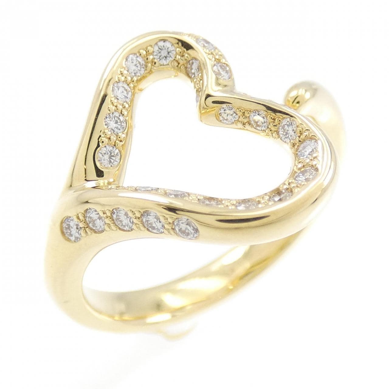 TIFFANY open heart形戒指 0.27CT