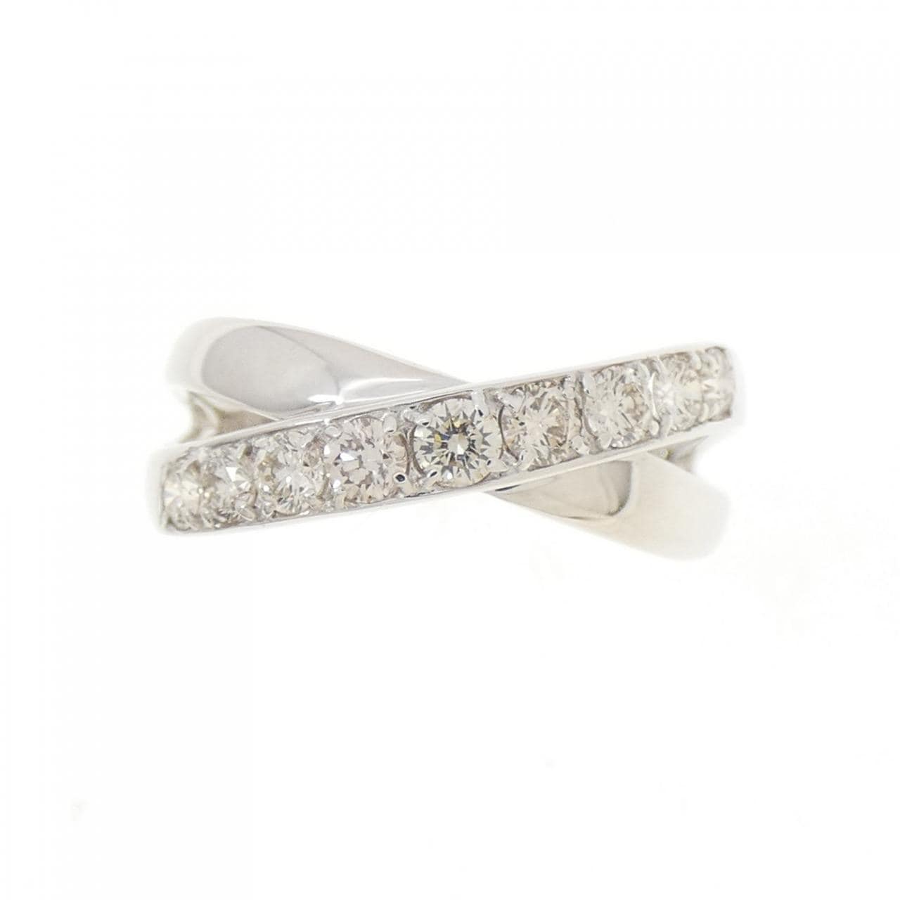K18WG ダイヤモンド リング 0.40CT
