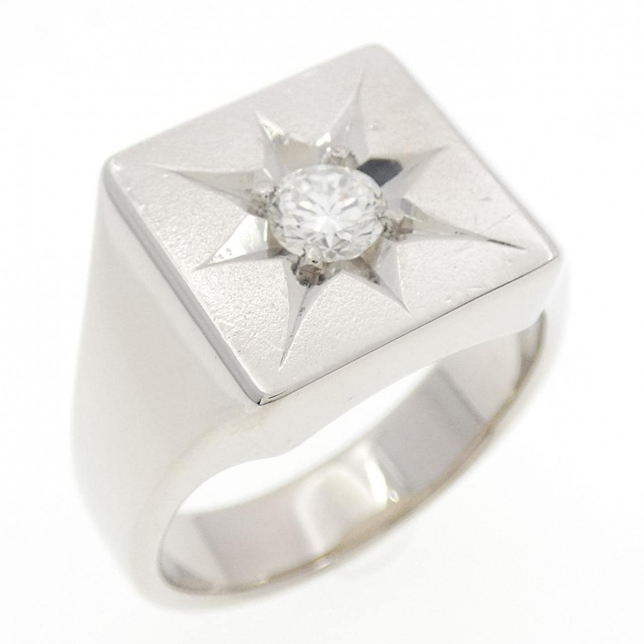 PM850 印台 ダイヤモンド リング 0.26CT