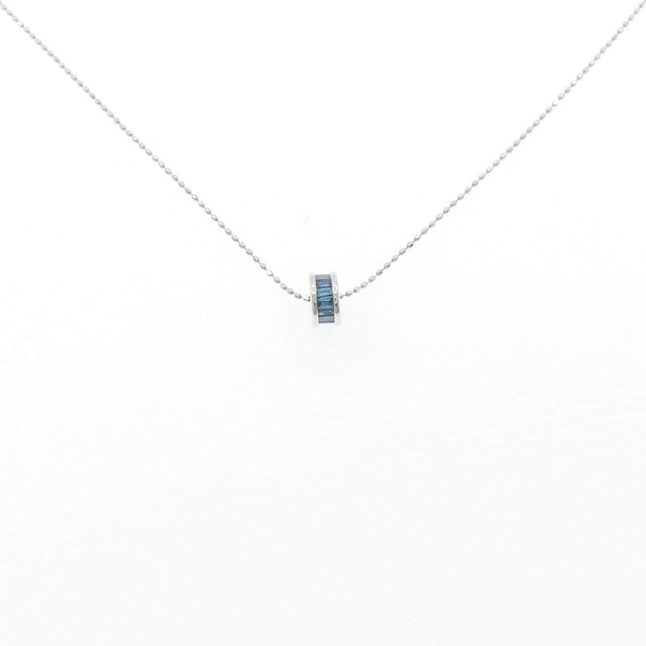 K18WG ダイヤモンド ネックレス 0.15CT