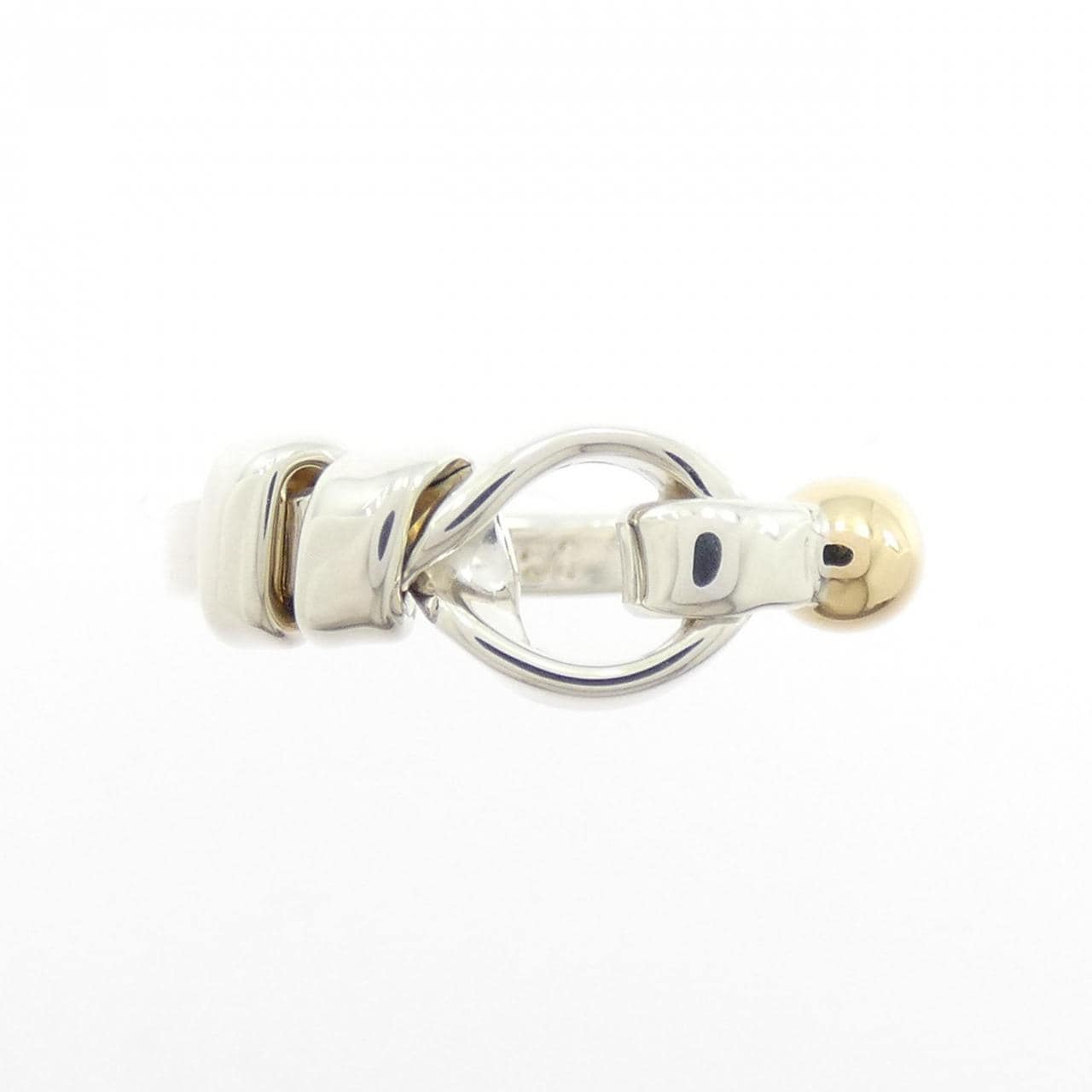 【ヴィンテージ】ティファニー フラットワイヤーラブノット リング