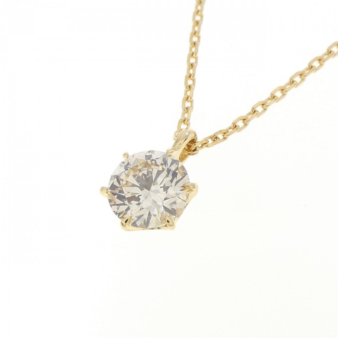 K18YG ダイヤモンド ネックレス 0.30CT