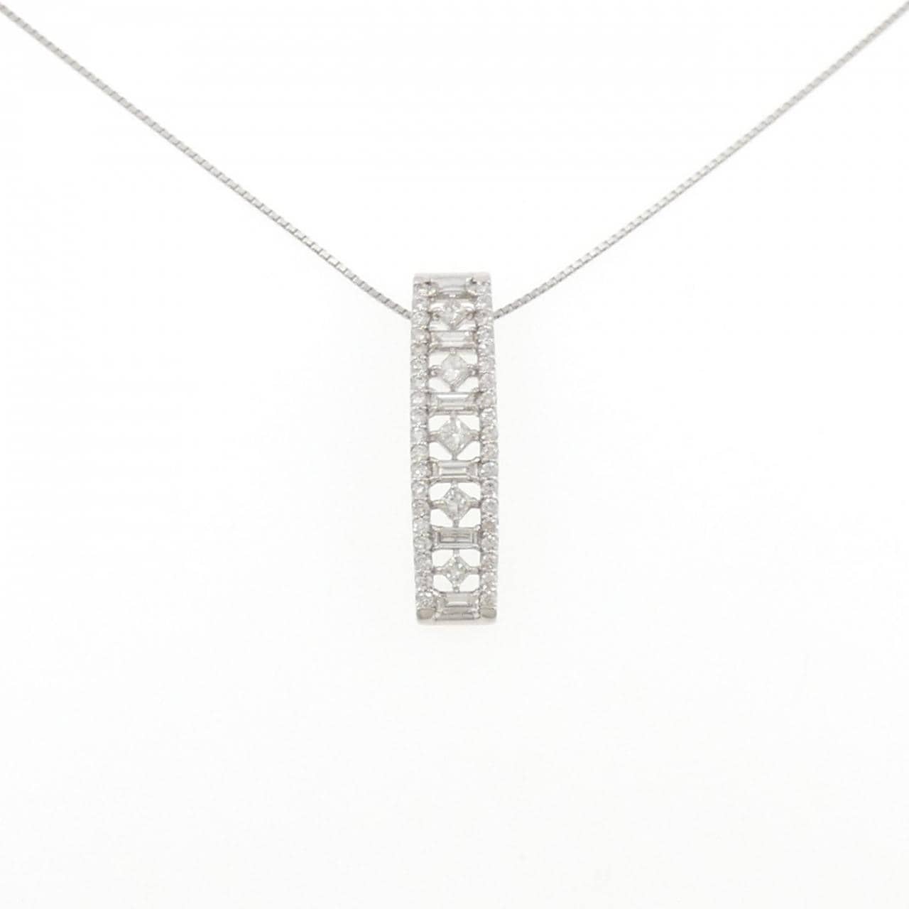 PT900/PT850 ダイヤモンド ネックレス 0.80CT