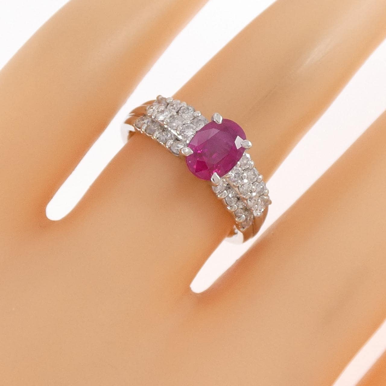 PT900 ルビー リング 1.17CT