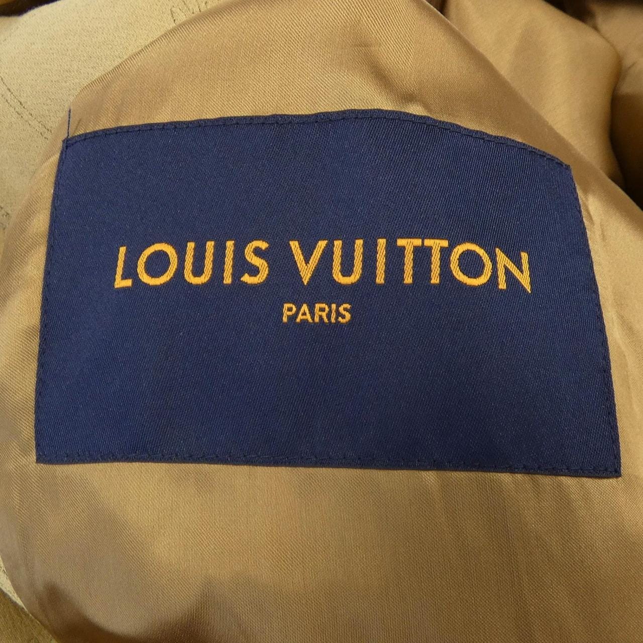 ルイヴィトン LOUIS VUITTON コットンシルクブレンドトレンチ HSK02EQCW トレンチコート