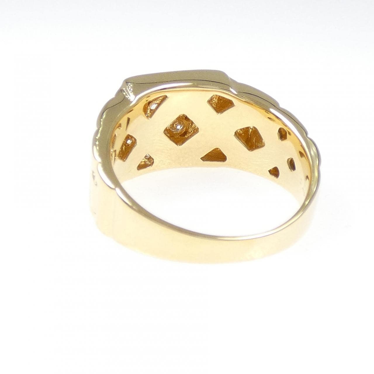 K18YG ダイヤモンド リング 0.48CT