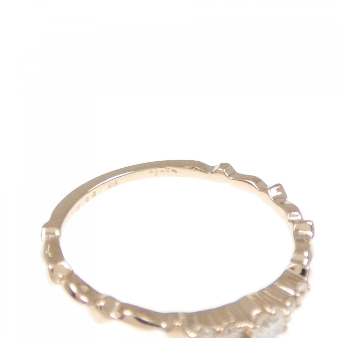 アガット ダイヤモンド リング 0.08CT