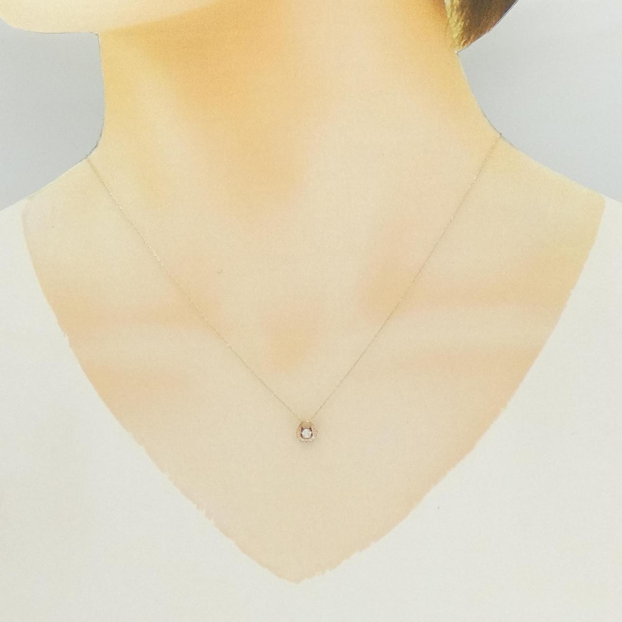 K18PG ダイヤモンド ネックレス 0.05CT