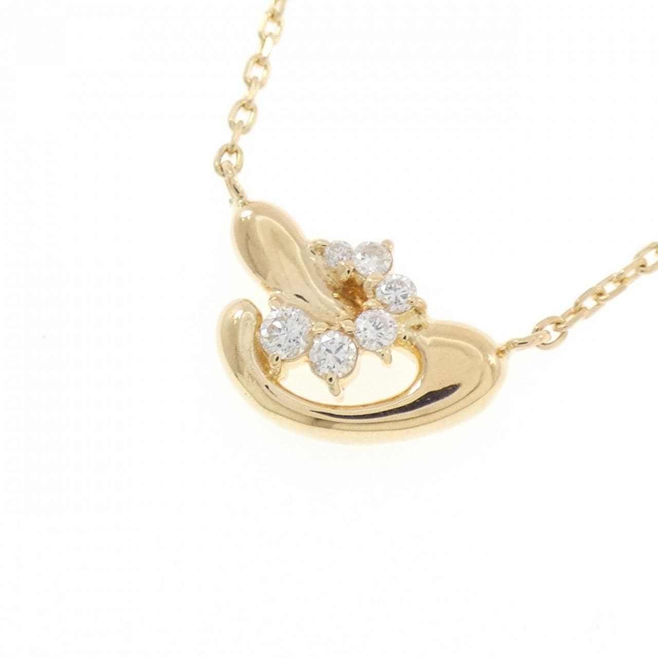 K18YG ダイヤモンド ネックレス 0.20CT
