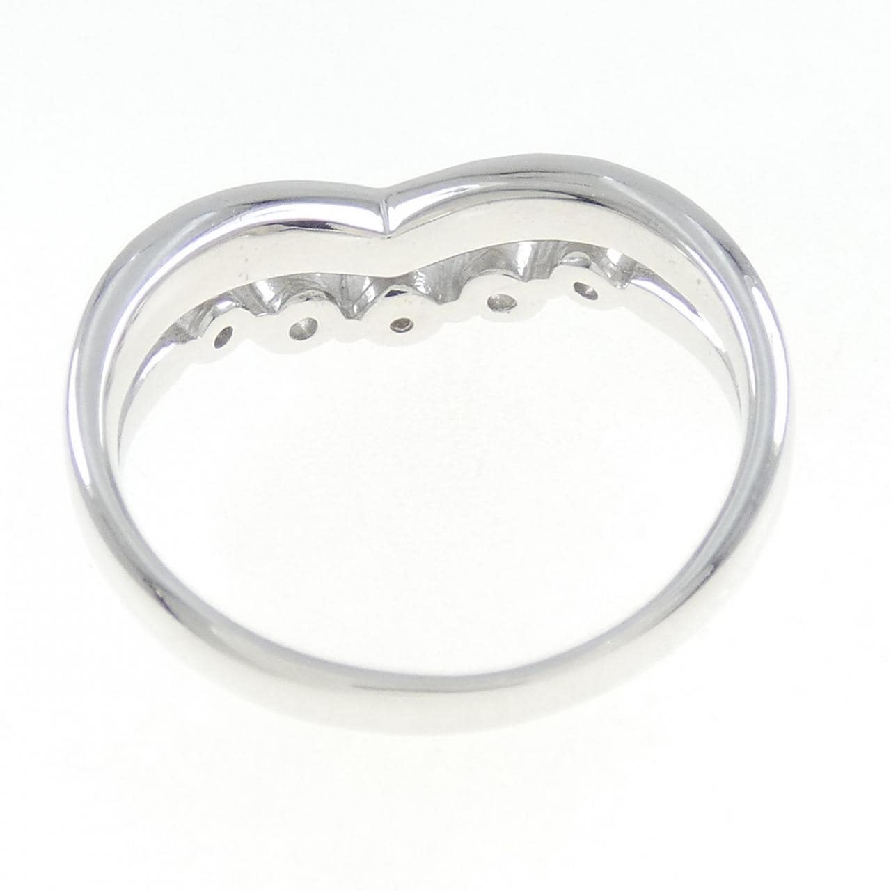 K18WG ダイヤモンド リング 0.64CT