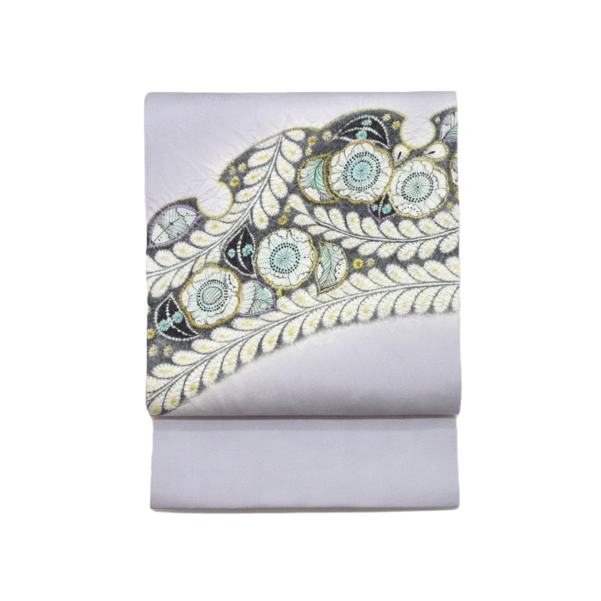 名古屋帯　染帯　友禅加工絞り入　開き名古屋