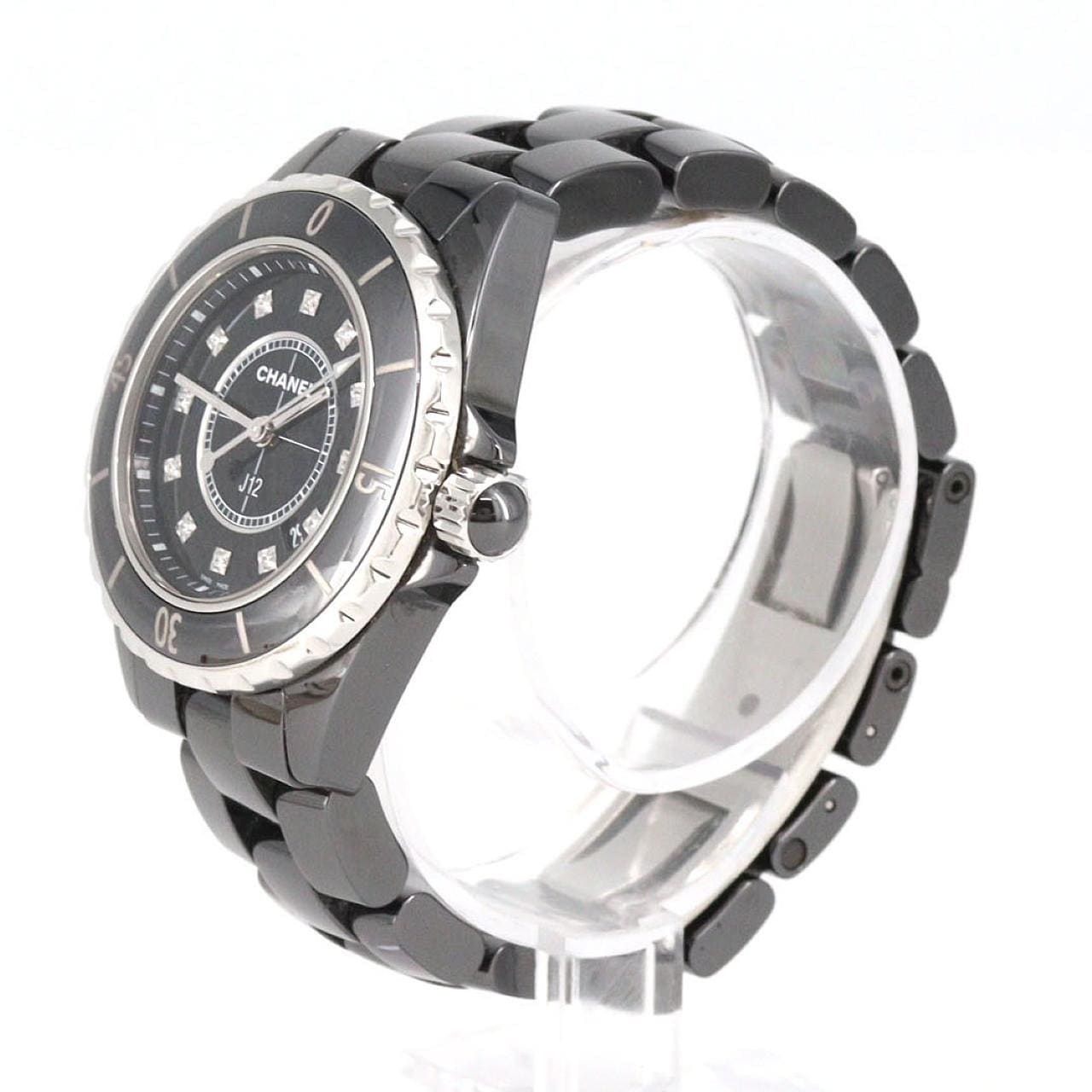 【ノーメンテナンス還元価格】シャネル J12 33mmセラミック･12P H1625 セラミック クォーツ