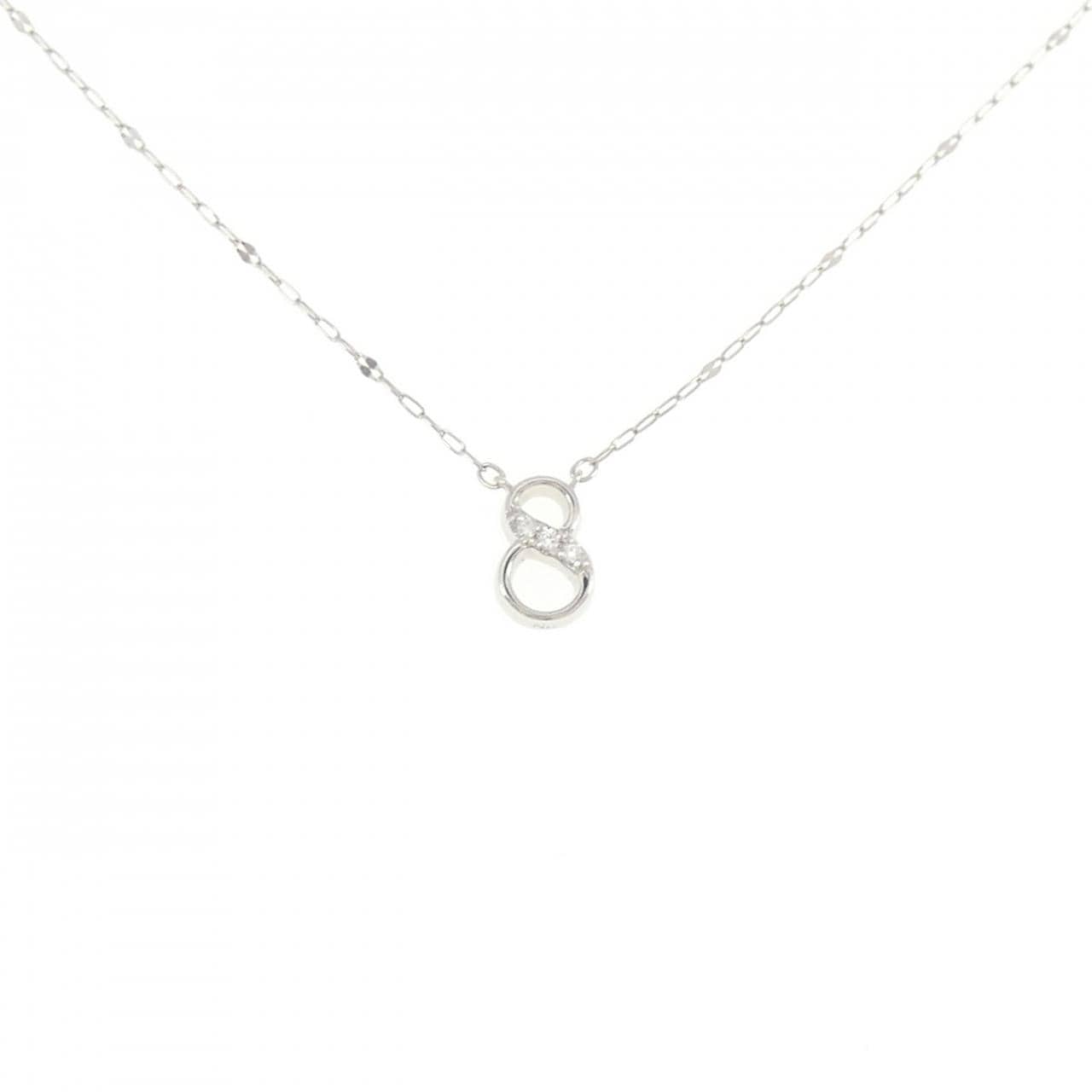 PT950/PT850 ダイヤモンド ネックレス 0.01CT