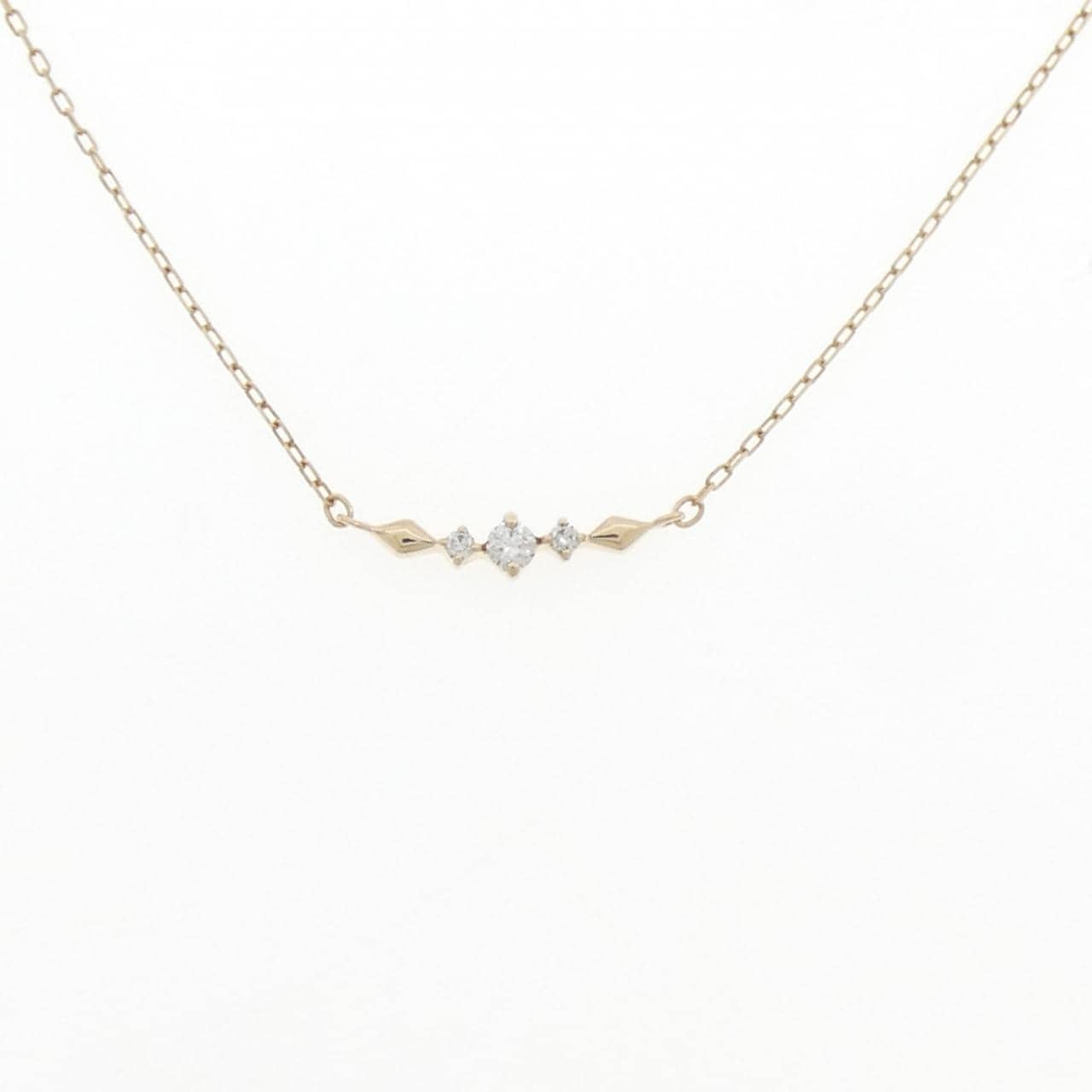 K10YG ダイヤモンド ネックレス