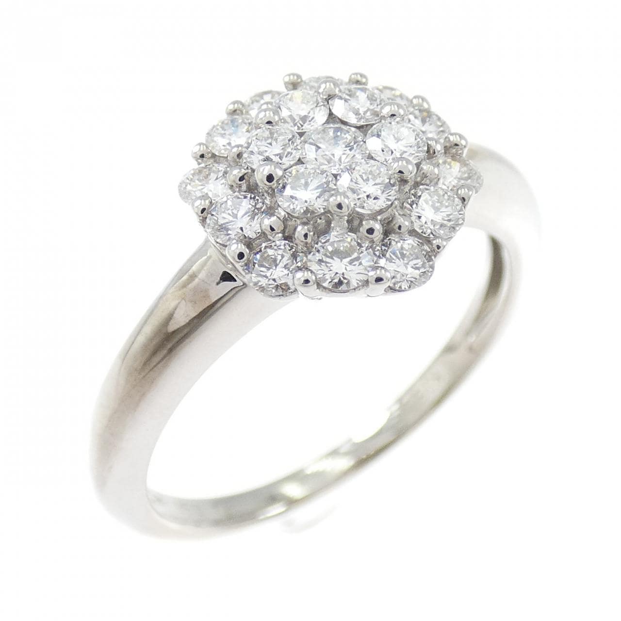 K18WG ダイヤモンド リング 0.60CT