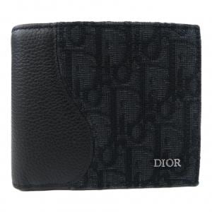ディオール DIOR SADDLE 2つ折りウォレット オブリーク ジャガード 2ADBC306YKS WALLET