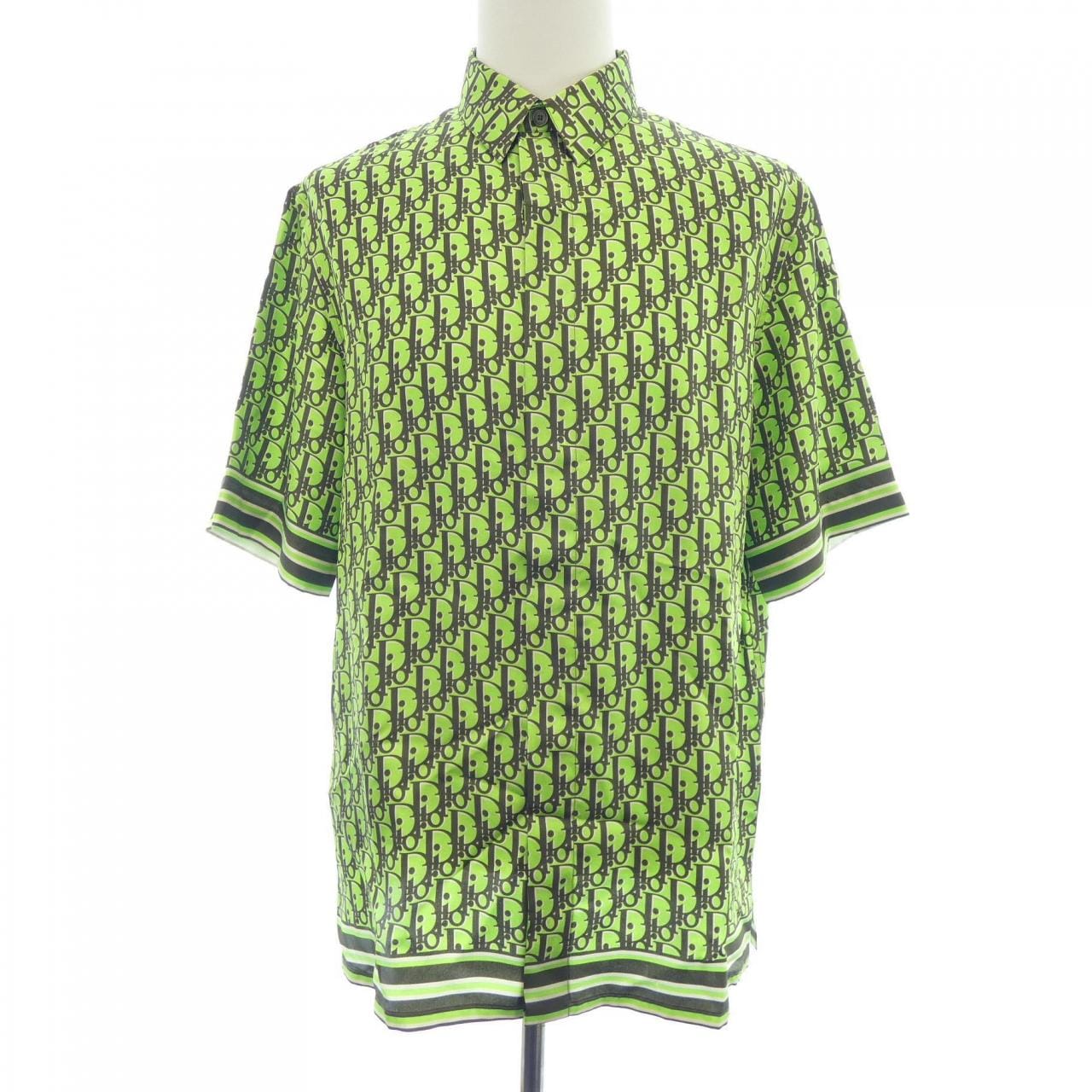 ディオール DIOR ディオールオブリークオーガニックシルクツイル　OBLIQUE 193C545A4751 S／Sシャツ