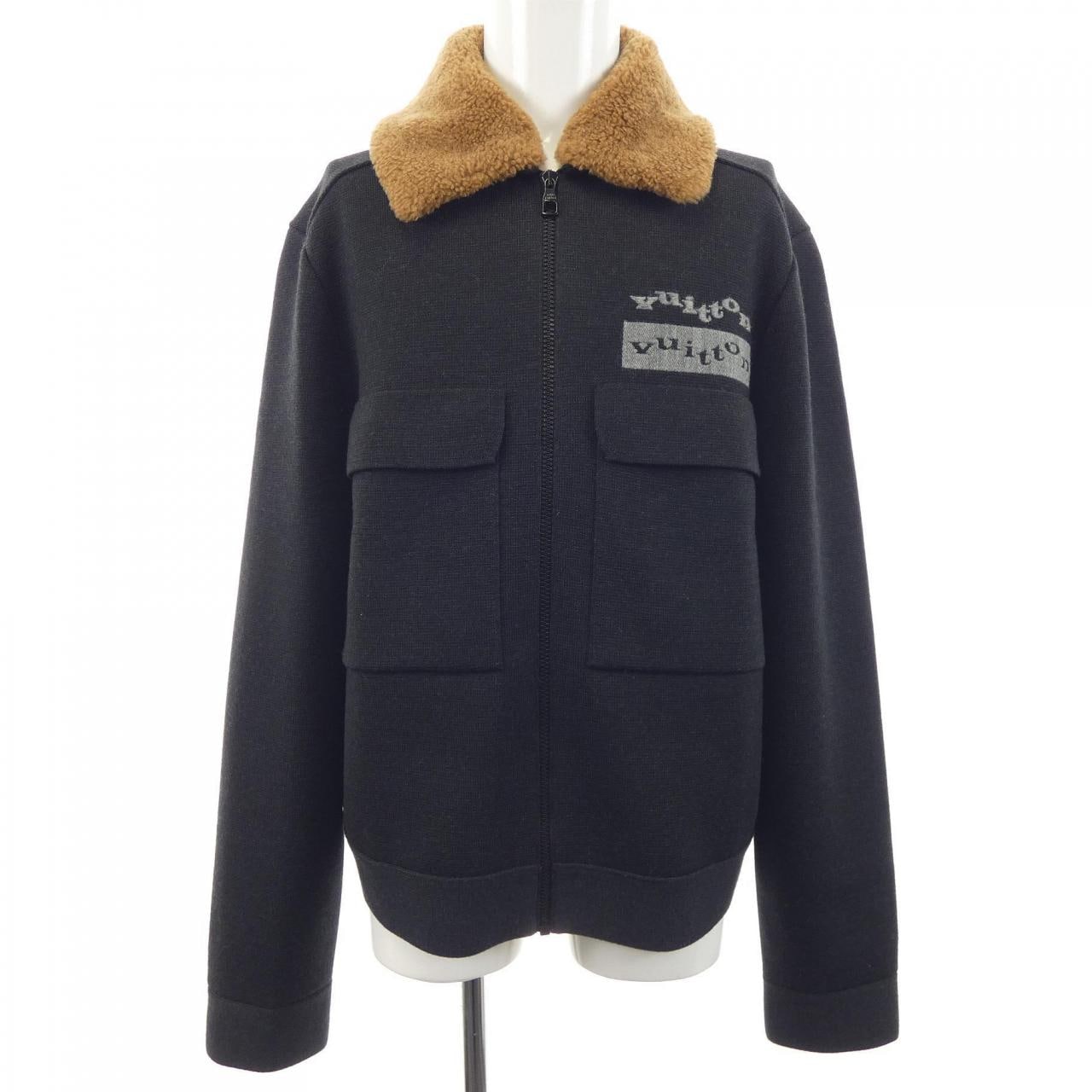 ルイヴィトン LOUIS VUITTON ニットブルゾンウィズシアリングカラー HON33WZLL ブルゾン