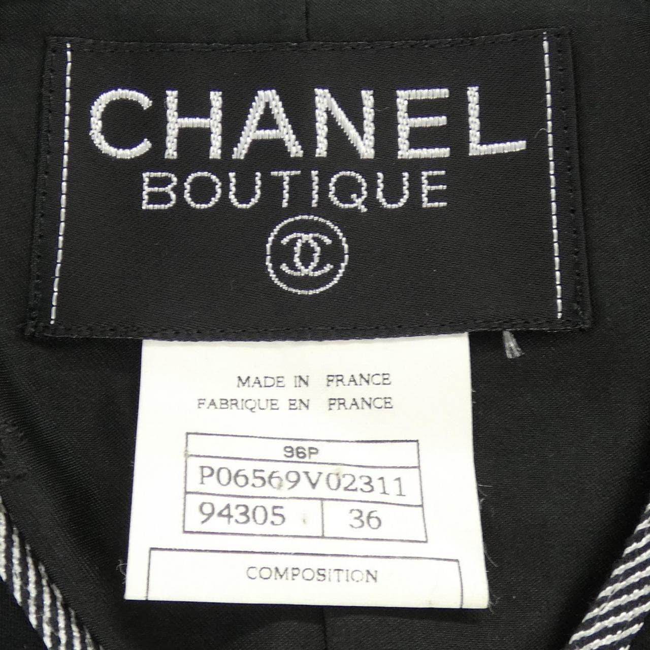 【ヴィンテージ】シャネル CHANEL P06569V02311 96P ジャケット