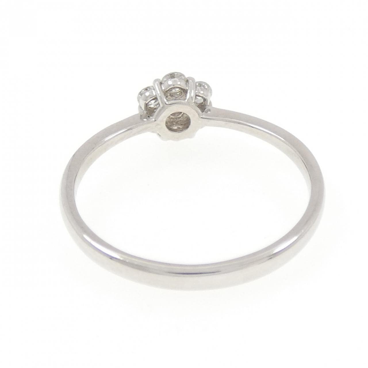 PT950 フラワー ピンクダイヤモンド リング 0.04CT