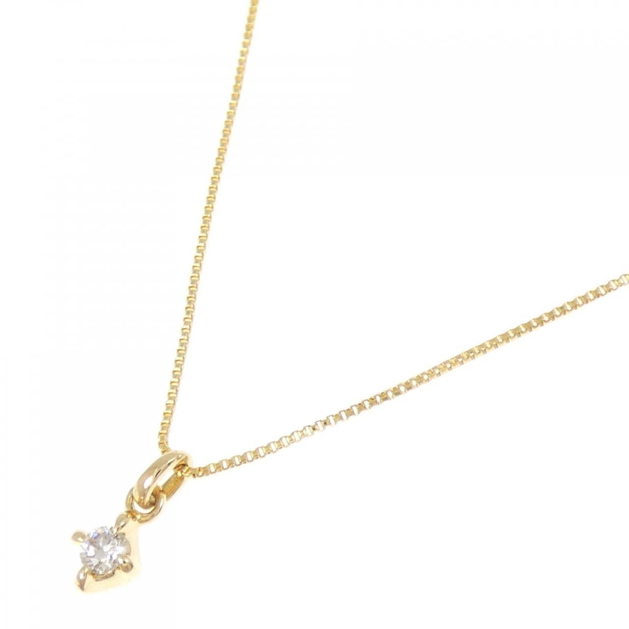 アガット ダイヤモンド ネックレス 0.05CT