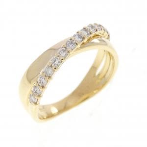 K18YG ダイヤモンド リング 0.24CT