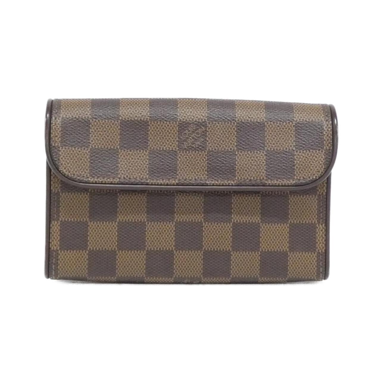 LOUIS VUITTON Damier Pochette Florentine XS N51857+M68214 腰包