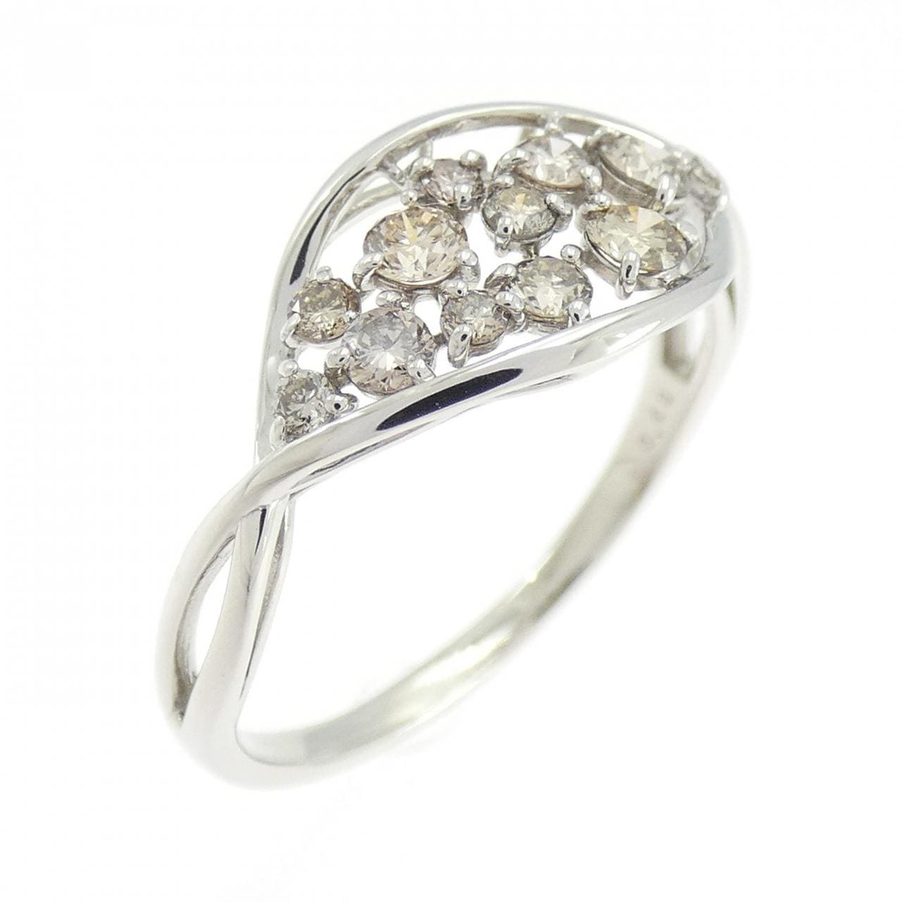 PT950 ダイヤモンド リング 0.40CT