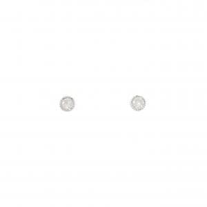 K10WG ダイヤモンド ピアス 0.12CT