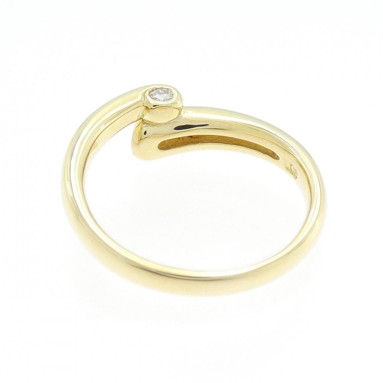 K18YG ダイヤモンド リング 0.17CT