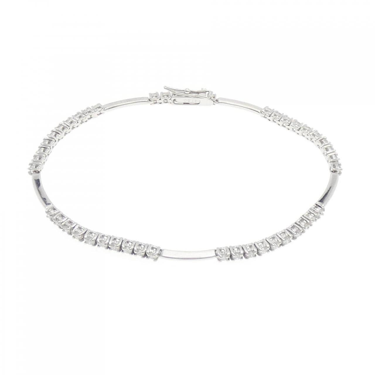 K18WG Diamond bracelet 1.50CT