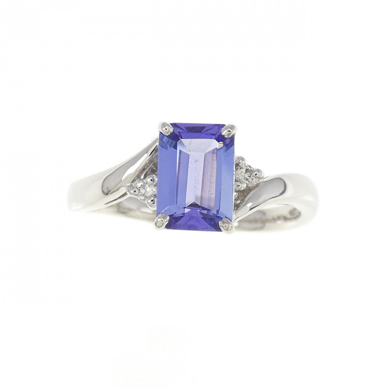 [Remake] PT Tanzanite Ring 0.96CT