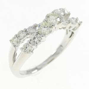 K18WG ダイヤモンド リング 0.60CT