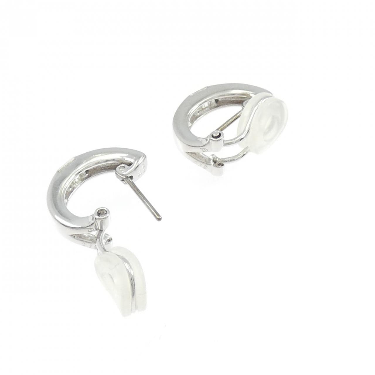K18WG ダイヤモンド ピアス 0.38CT