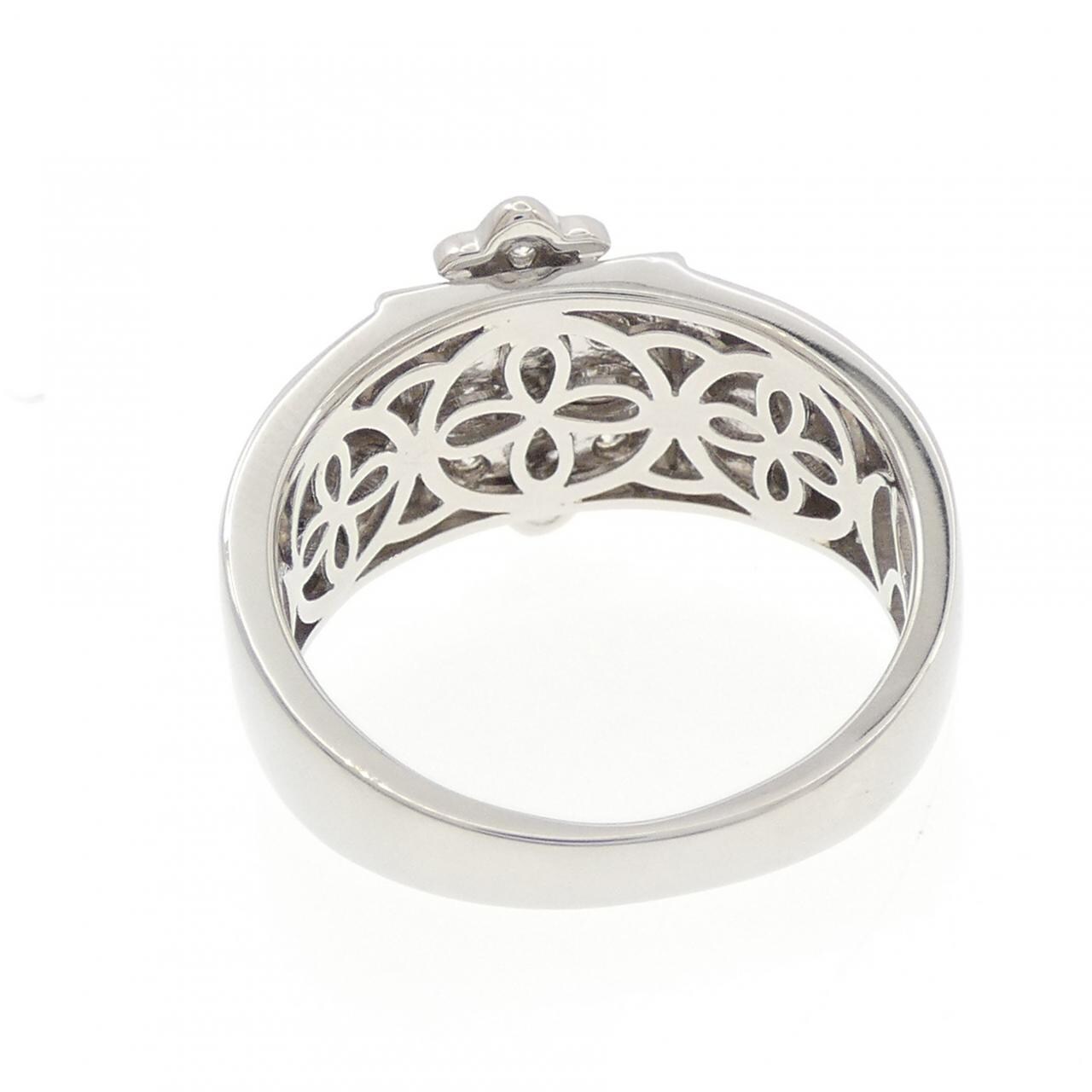 PT900 クロス ダイヤモンド リング 0.30CT