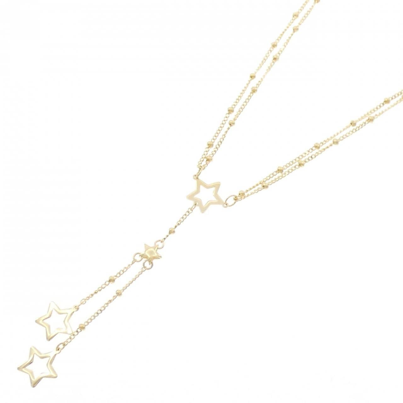 K18YG Star Necklace