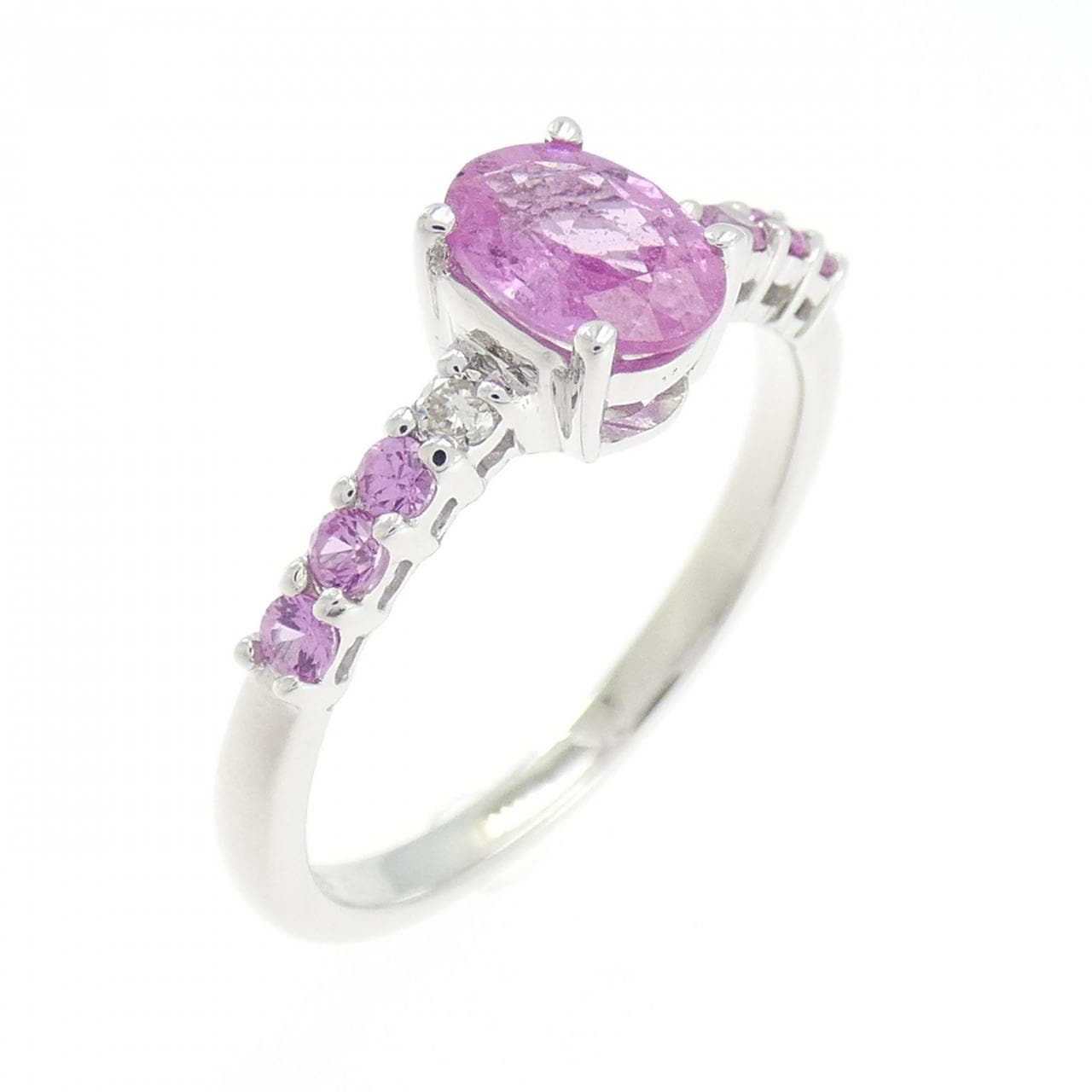 K18WG サファイヤ リング